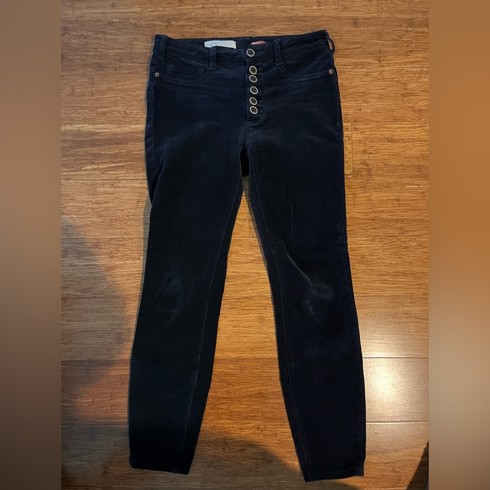 Anthropologie Pilcro high rise skinny corduroy pants